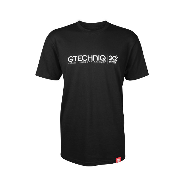 Gtechniq Black 20th Anniversary Horizontal T-Shirt