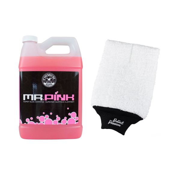 Chemical Guys Mr. Pink Reinigungs-Shampoo 3,78Liter inkl. DP Waschhandschuh