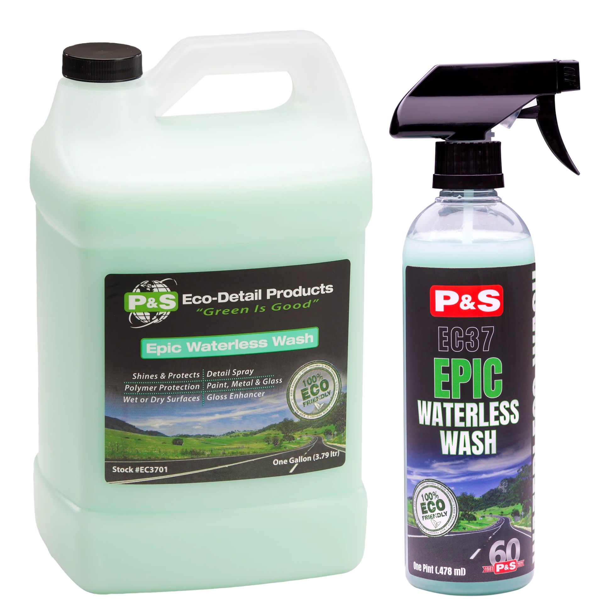 P&S Eco Detail Products - Epic Waterless Car Wash 1 Gallon