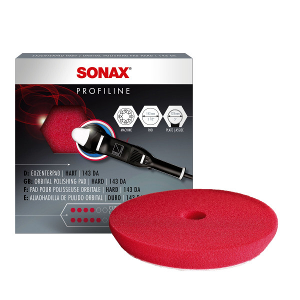 SONAX Polierpad 125mm ExzenterPad hart Ø 130/143mm