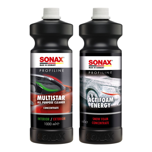 Sonax PROFILINE Super Reiniger-Bundle ActiFoam Energy + MultiStar 2000ml